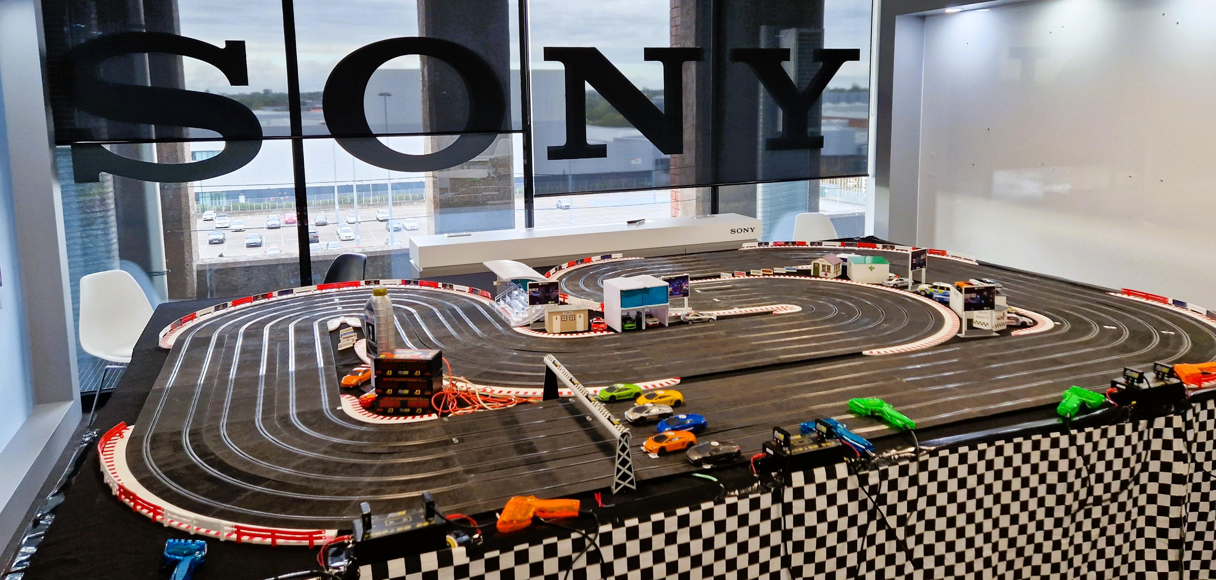 Scalextric crash